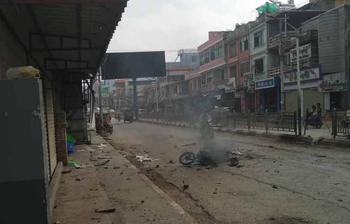 မူဆယ်တွင်အမှိုက်အိတ်မှ ဗုံးပေါက်ပြီး အမှိုက်သိမ်းလူငယ် ၁ ဦး သေဆုံး၊ ၁ ဦး အပြင်းထန်ဒဏ်ရာရ