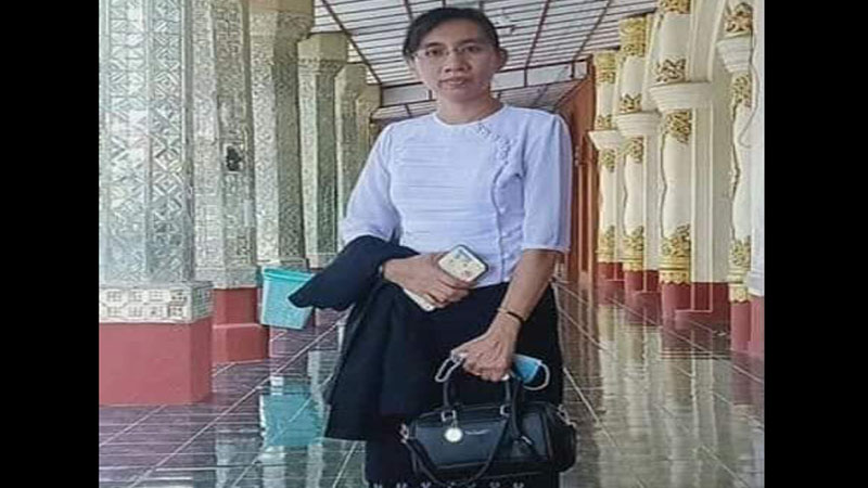 ဟင်္သာတက တရားလွှတ်တော်ရှေ့နေအမျိုးသမီးကို စစ်ကောင်စီတပ်ဖမ်းဆီး