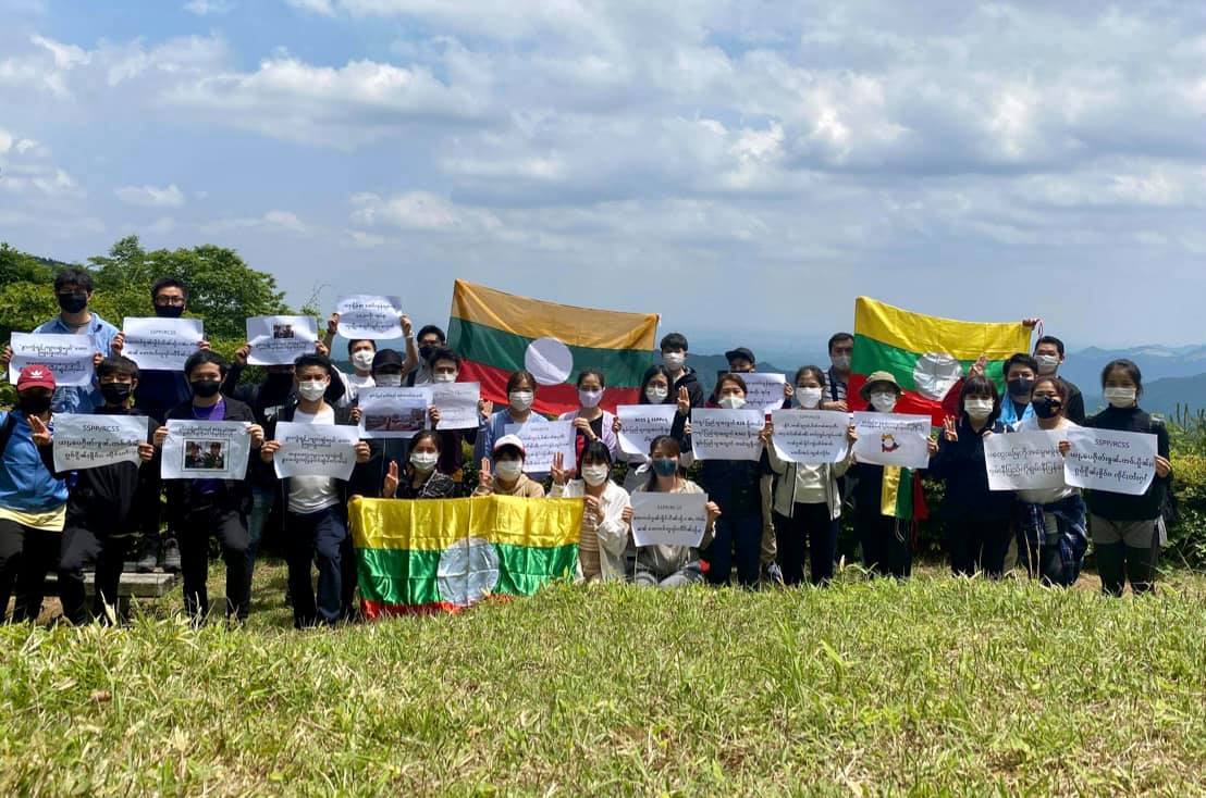ရှမ်းလက်နက်ကိုင် ၂ဖွဲ့ ပူးပေါင်းပြီး စစ်အာဏာရှင်ကို တော်လှန်ရန် ဂျပန်ရောက်ရှမ်းလူငယ်များ တောင်းဆို