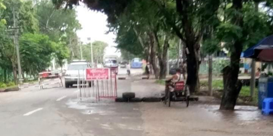 ရွှေပြည်သာမီးသတ်စခန်းရှေ့ ဆိုင်ကယ်ဖြတ်မောင်းသူကို စစ်တပ်က ပစ်ခတ် ဖမ်းဆီး