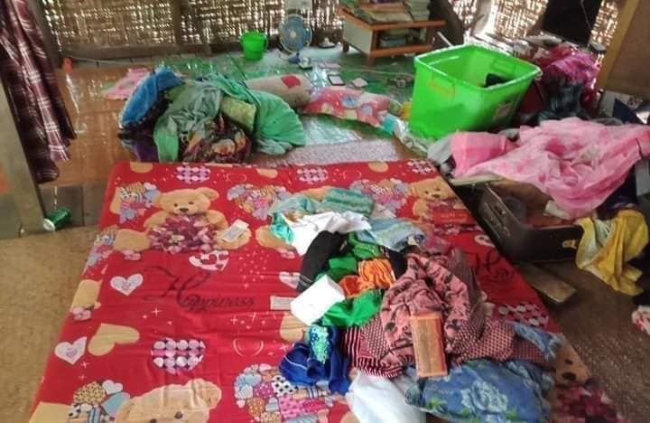 အကြမ်းဖက်စစ်တပ်က CDM ဆရာမနေအိမ်မှ ငွေကျပ် ၂၂ သိန်းကျော်ခိုးယူ