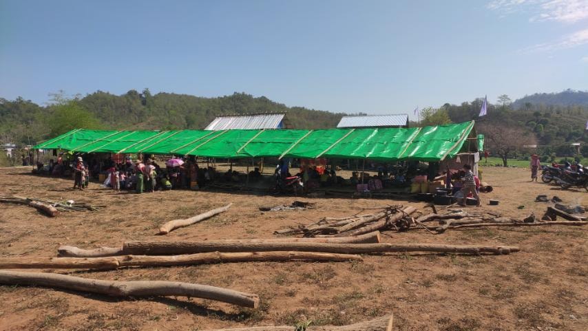 ကန်ပက်လက်ဒေသက ပြည်သူများအတွက် ဆောမြို့နယ်တွင် စစ်ဘေးရှောင်စခန်းဖွင့်လှစ်