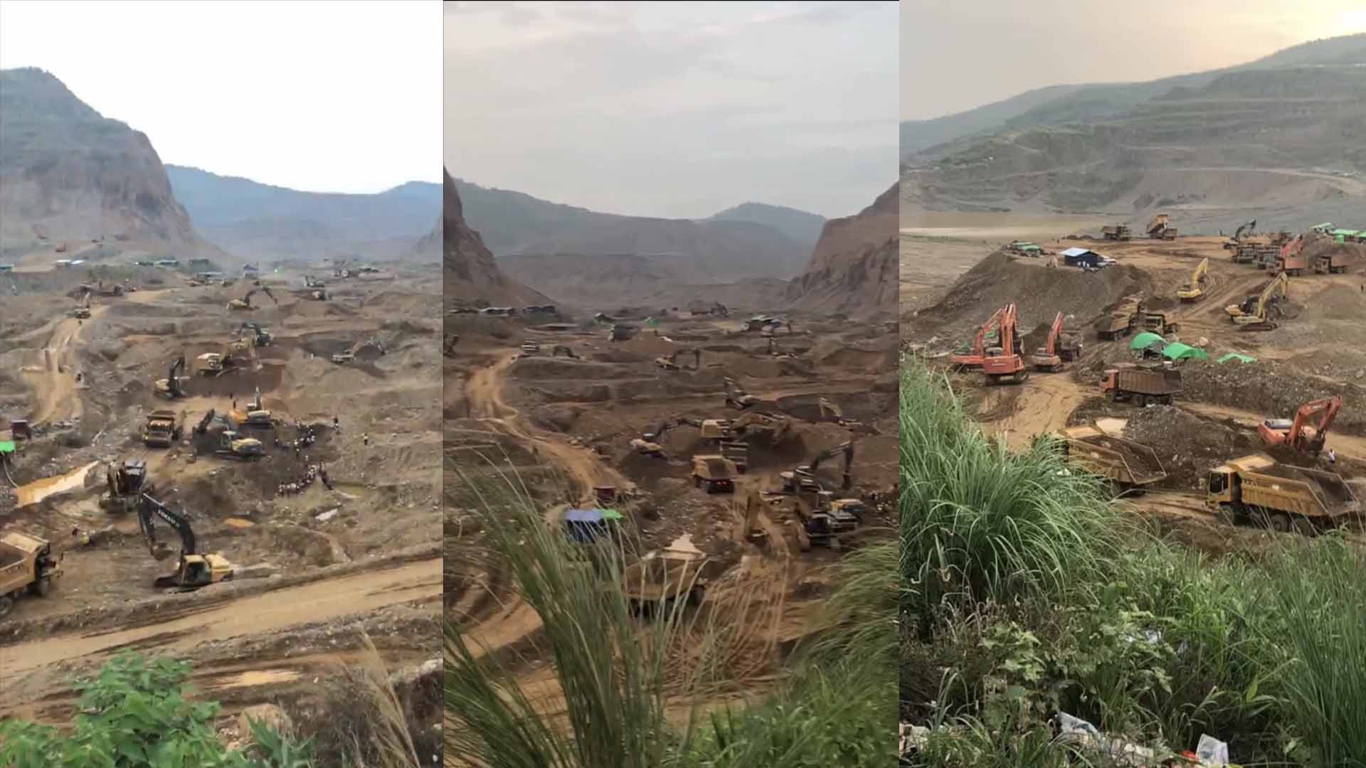 ဖားကန့်တွင် စစ်တပ်နှင့် ရဲတပ်ဖွဲ့က အခကြေးငွေယူပြီး တရားမဝင်ကျောက်စိမ်းတူးခွင့်ပြု