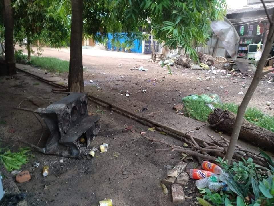 တန့်ဆည်မြို့တွင် ဗုံးပေါက်ကွဲမှု ၂ ကြိမ်ဖြစ် ၊ လူ ၁ ဦး ဒဏ်ရာရ