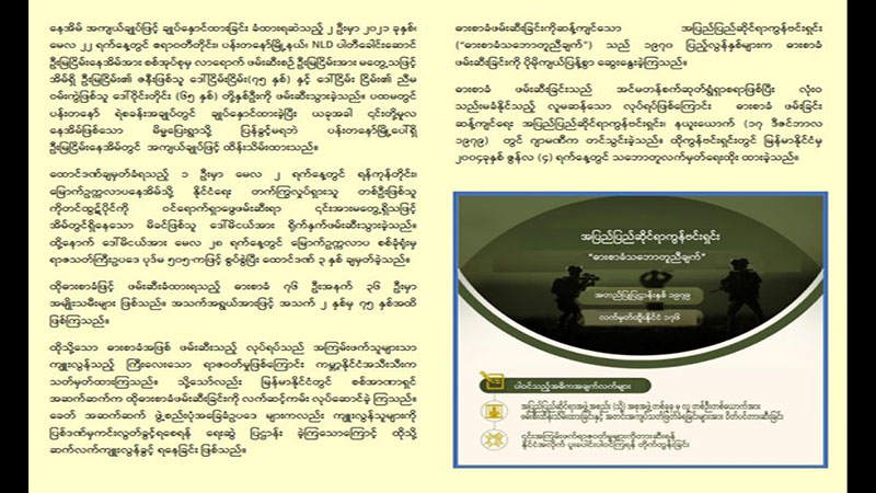 ၄ လအတွင်း အကြမ်းဖက်စစ်အုပ်စုက အပြစ်မဲ့ ပြည်သူ ၇၆ ဦးကို ဓားစာခံအဖြစ် ဖမ်းဆီး
