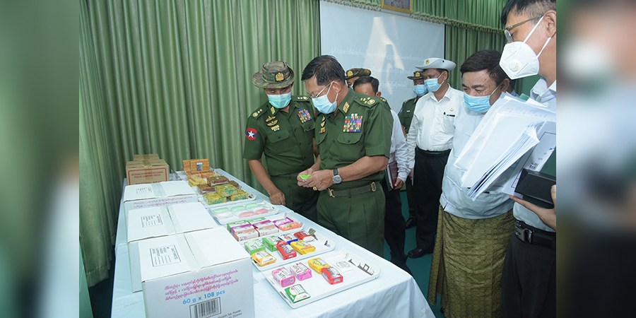 ထိုင်း-မြန်မာနယ်စပ်မှ ဆပ်ပြာနှင့် ဆပ်ပြာမှုန့် တင်သွင်းမှုရပ်ဆိုင်း