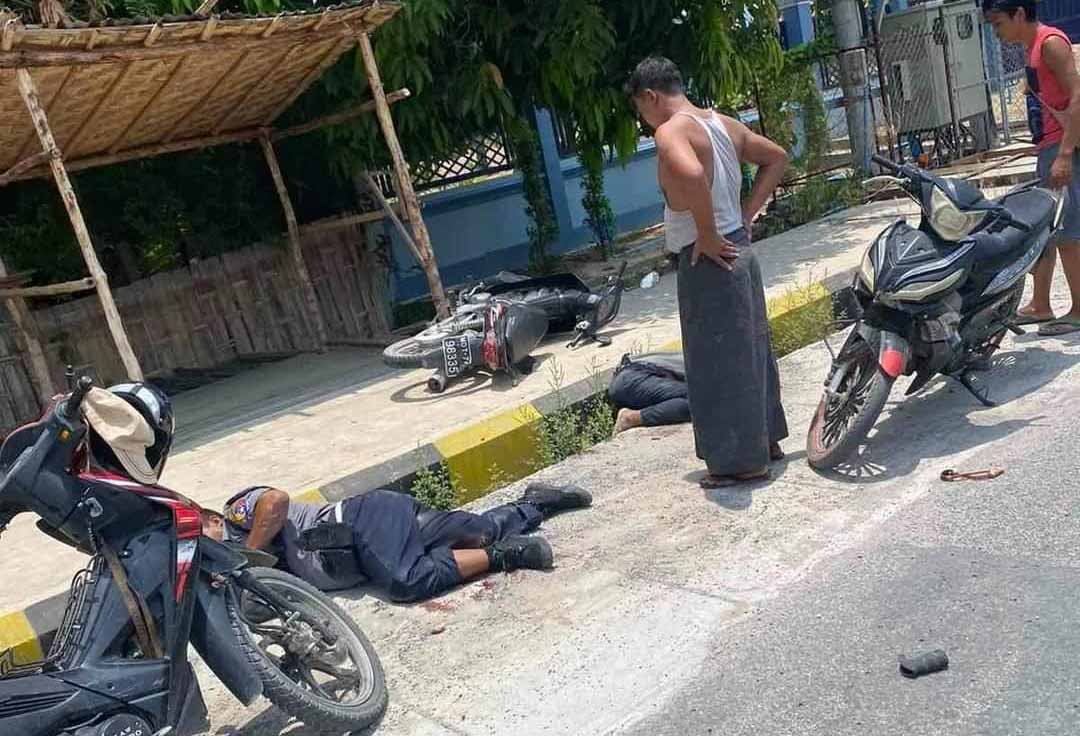 ပုသိမ်ကြီးမြို့နယ်၌ ရဲတပ်ဖွဲ့ဝင် ၂ ဦး သေနတ်ဖြင့် ပစ်ခတ်ခံရ
