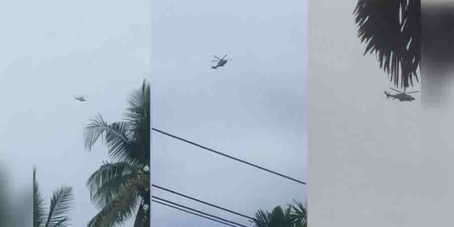 ပန်းတနော်မြို့နယ်၌ စစ်ရဟတ်ယာဉ်လှည့်ပတ်နေသဖြင့် ပျက်ကျမှာ ရွာသားများစိုးရိမ်