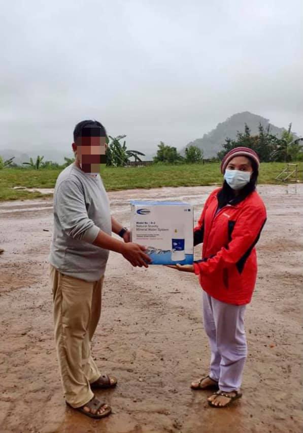 မင်းတပ်နှင့် ကယားဒေသက စစ်ဘေးရှောင်များအတွက် Clean Yangon မှ ရေသန့်စက်လှူ