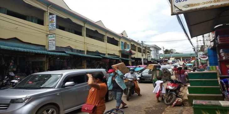 လားရှိုးမြို့မဈေး ကုန်စိမ်းရုံကို ၂ ပတ်ကြာ လော့ဒေါင်းချ