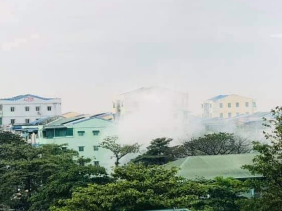 သင်္ဃန်းကျွန်း ငမိုးရိပ်တွင် ဗုံးကွဲ စစ်သား ၂ ဦးဒဏ်ရာရ