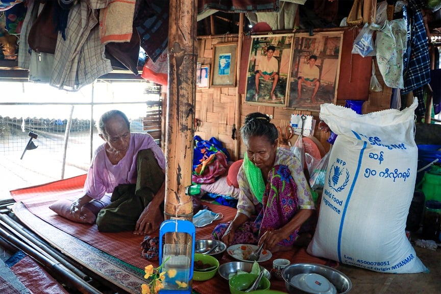 လှိုင်သာယာရှိ လူဦးရေ သုံးသိန်းကျော်ကို WFP က စားနပ်ရိက္ခာ ထောက်ပံ့