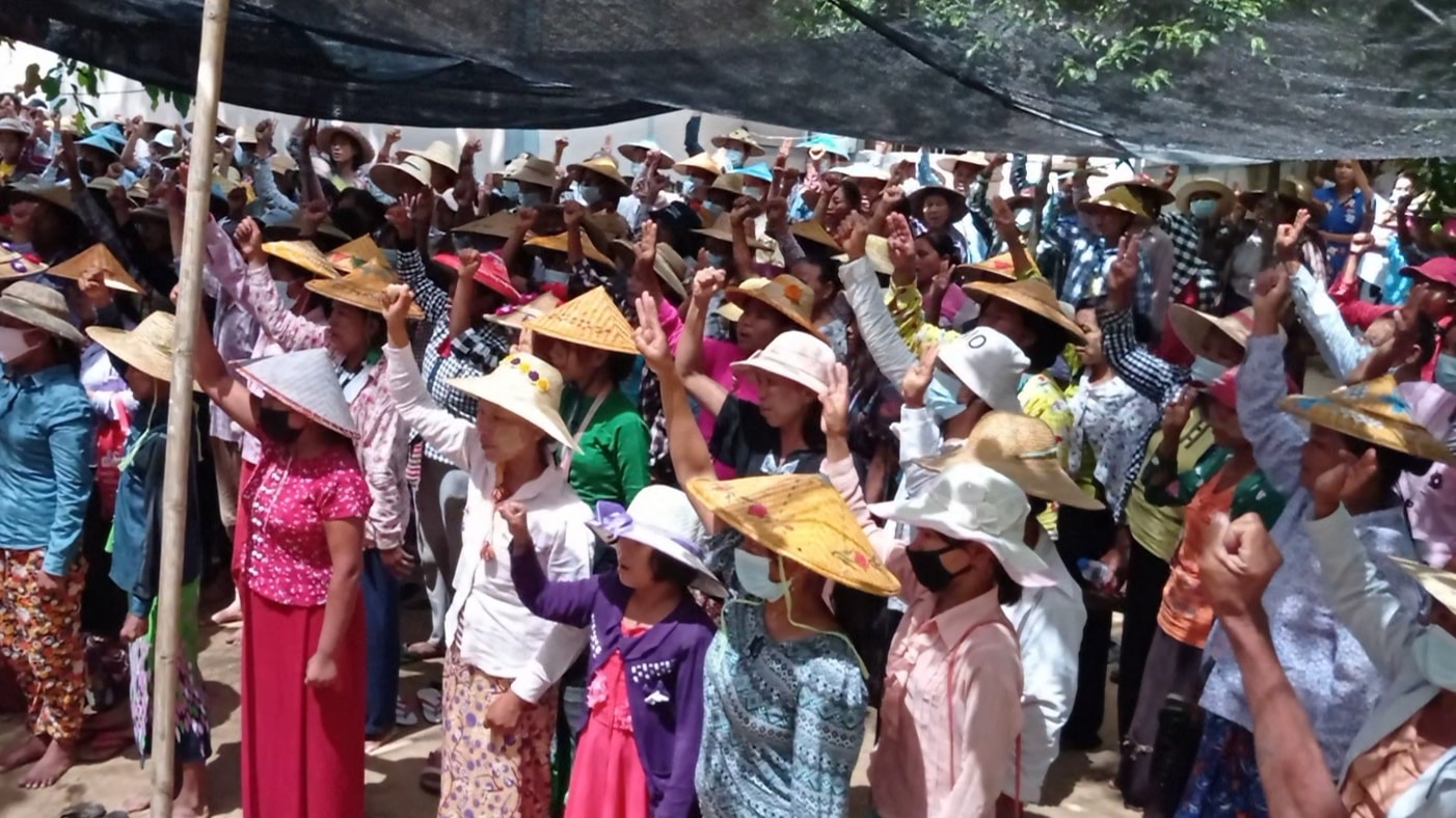 စစ်ကိုင်းတိုင်းတွင် စစ်အာဏာရှင်ဆန့်ကျင်ရေး ၁၀၆ ရက်​မြောက်နေ့အဖြစ် ဆက်လက်ဆန္ဒပြ