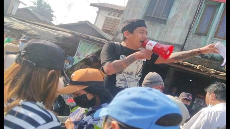 ကန်ကြီးထောင့်ပြည်သူ့ပါတီအလုပ်အမှုဆောင်ကို PDF ဟုဆိုကာ  စွပ်စွဲဖမ်းဆီး