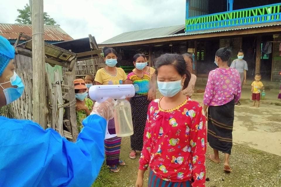 ဂန့်ဂေါမြို့နယ် မွှေ့လယ်ရွာတွင် တစ်နေ့တည်း ကိုဗစ်အတည်ပြုလူနာ ၆၁ ဦး စံချိန်တင်တွေ့ရှိ