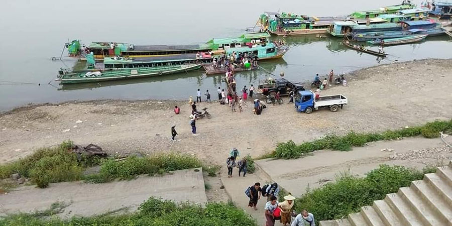 ကိုဗစ်ကြောင့် ခန္တီး-မုံရွာ အမြန်ယာဉ်စက်လှေပြေးဆွဲမှု ယာယီရပ်နား