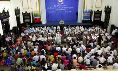 စာေပသက္ၾကီးပညာ႐ွင္မ်ားအား ကန္ေတာ့ပဲြ က်င္းပျပုလုပ္