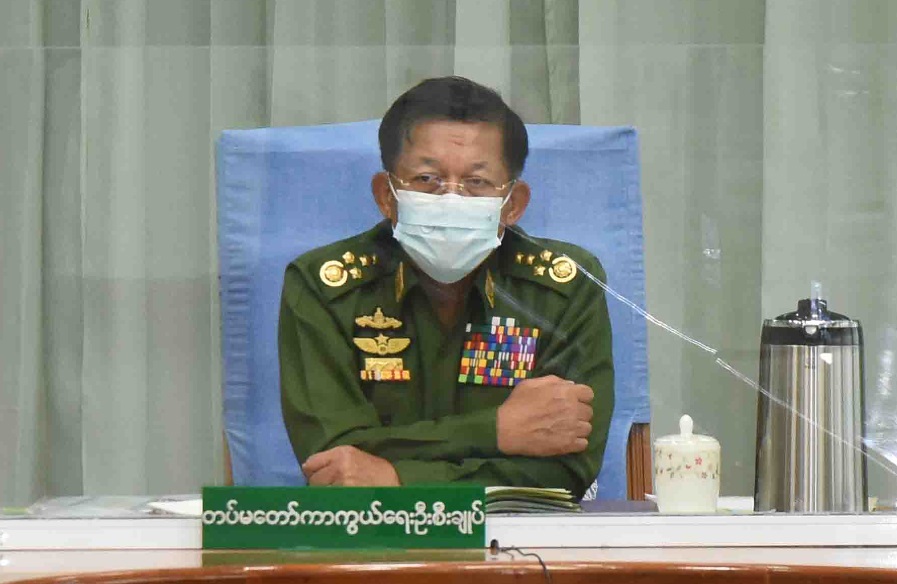 ရုရှားထံမှ ကိုဗစ်ကာကွယ်ဆေး ၂ သန်းတောင်းခံထားဟု အာဏာသိမ်းစစ်ခေါင်းဆောင်ပြော