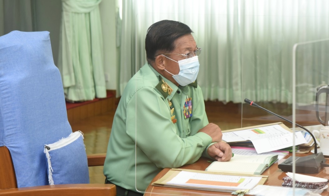 အောက်ဆီဂျင်ကိစ္စ နိုင်ငံရေးအမြတ်မထုတ်ရန် အာဏာသိမ်းစစ်ခေါင်းဆောင်ပြော