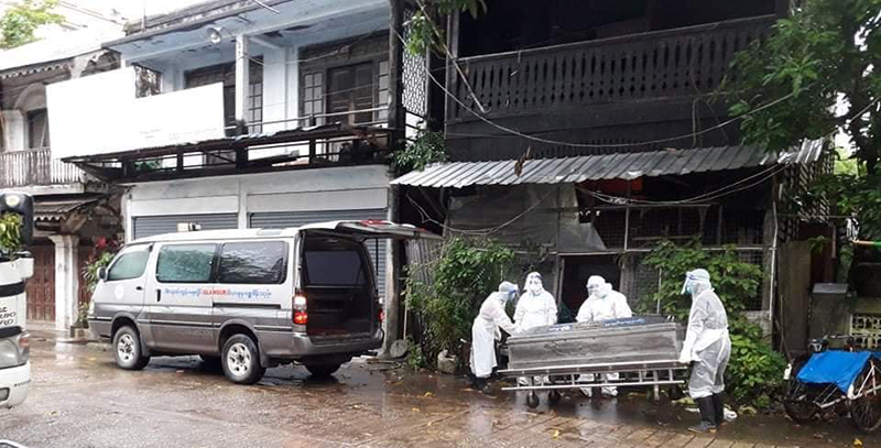 ပုသိမ်တွင် နှစ်ပတ်အတွင်း လူ ၂၀၀ ကျော်သေဆုံး၊ အောက်ဆီဂျင်ပြတ်လပ်မှုကြောင့်ဖြစ်ဟု ပရဟိတအဖွဲများပြော