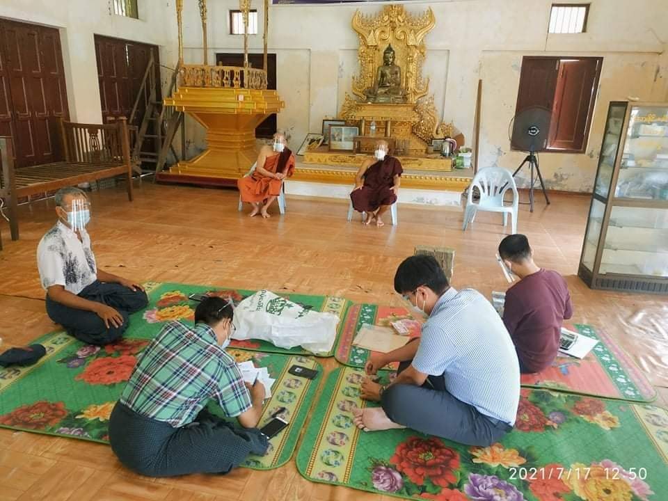 ညောင်တုန်းမြို့၌ အောက်ဆီဂျင်ထုတ်စက်     တပ်ဆင်ရန်  မြို့ခံပြည်သူများ ကိုယ်ထူကိုယ်ထ  ဆောင်ရွက်နေ