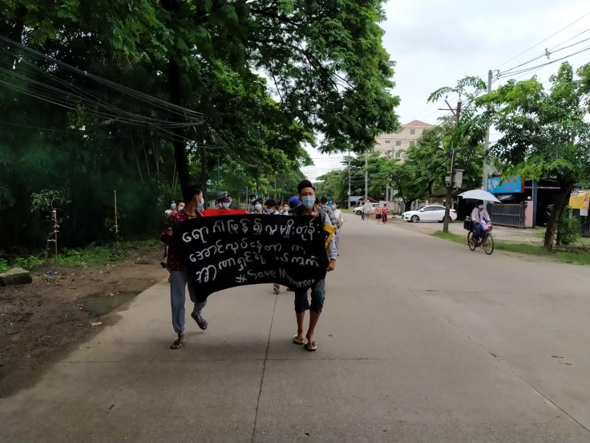 သာကေတ ကျောင်းသားသမဂ္ဂသပိတ်စစ်ကြောင်းမှ လူငယ် ၁ ဦး  ဖမ်းဆီးခံရ