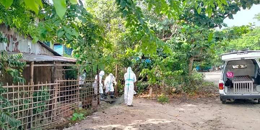 ကျောက်ဖြူမြို့က အမောဖောက် သေဆုံးသွားသည့် အဘိုးအို ၂ ဦးတွင် ကိုဗစ်ပိုးတွေ့
