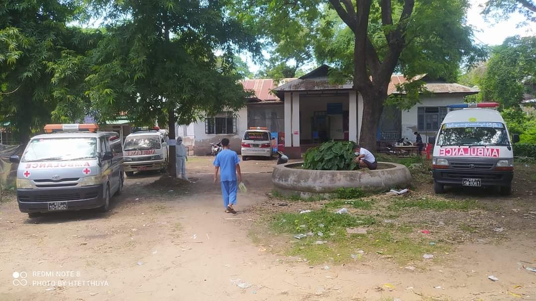 တောင်တွင်းကြီးဆေးရုံတွင် ကိုဗစ်လူနာများ ကျန်းမာရေးစောင့်ရှောက်မှုနှင့် နေထိုင်စားသောက်ရေး အခက်အခဲကြုံ