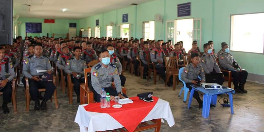 ရဲတပ်ဖွဲ့ဝင် ၁၀,၀၀၀ ကျော် ကိုဗစ်-၁၉ ရောဂါ ကူးစက်ခံထားရ