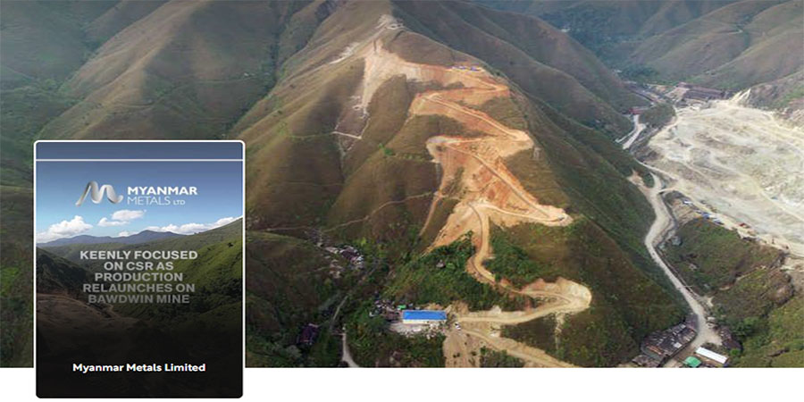 သြစတြေးလျအခြေစိုက် Myanmar Metals ကုမ္ပဏီ ရှယ်ယာထက်ဝက်ကျော်ရောင်းချရန် စီစဉ်