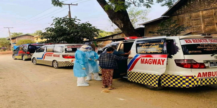 မကွေးမြို့တွင် သံဃာတော် ၁ ပါးအပါအဝင် ကိုဗစ်-၁၉ အတည်ပြုလူနာ ၉ ဦး သေဆုံး