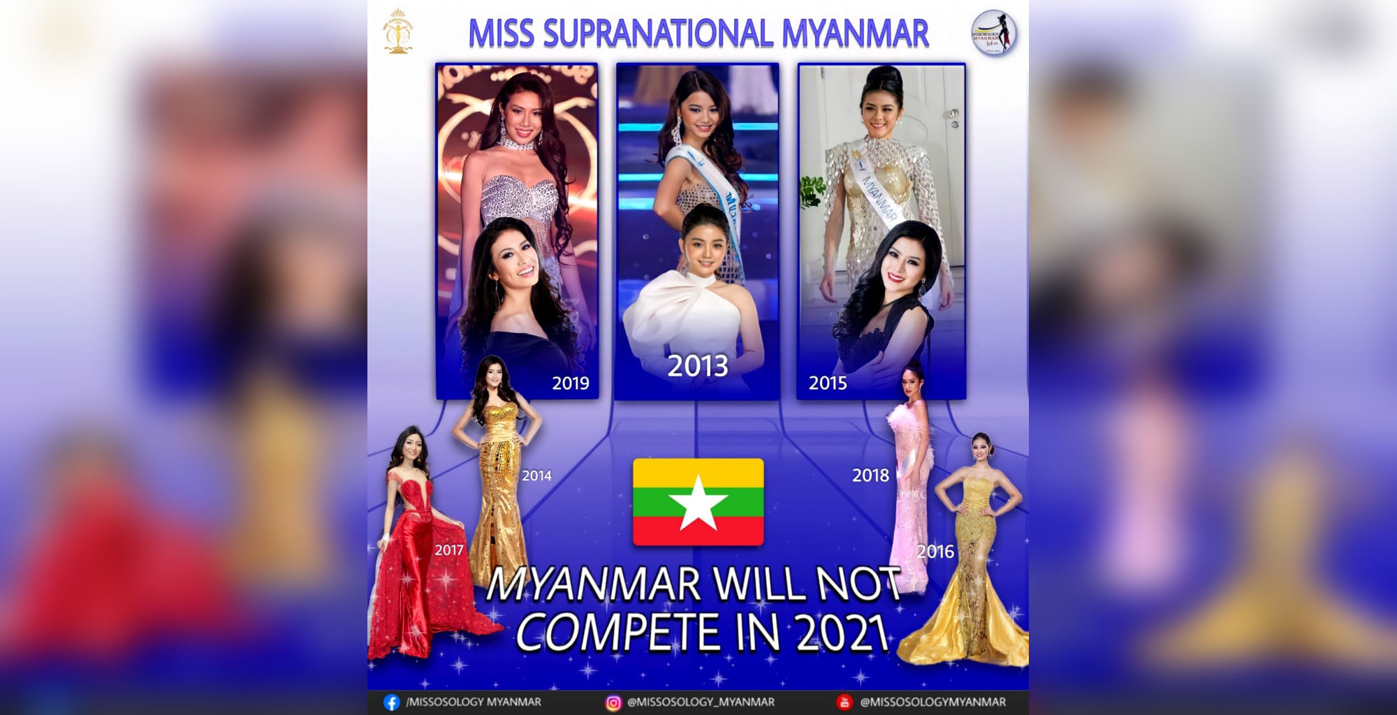 နိုင်ငံရေးနှင့် ကပ်ဘေးကြောင့် Miss Supranational ပြိုင်ပွဲတွင် မြန်မာအလှမယ် မပါဝင်နိုင်