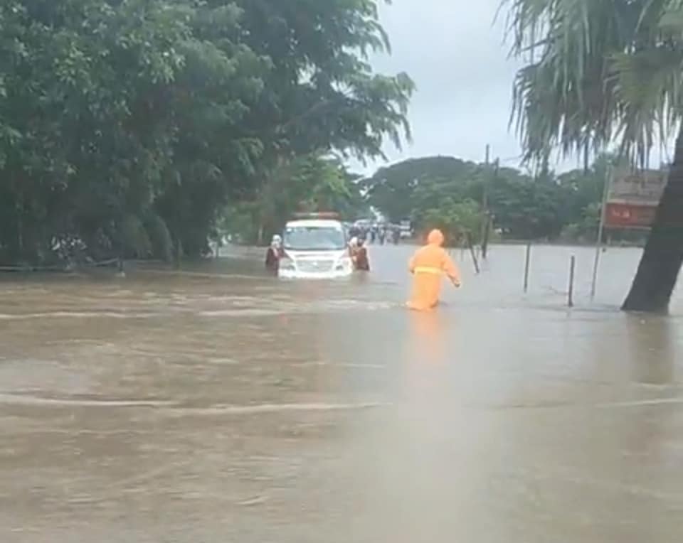 မွန်ပြည်နယ် မြို့နယ်အချို့တွင် ရေကြီးရေလျှံ