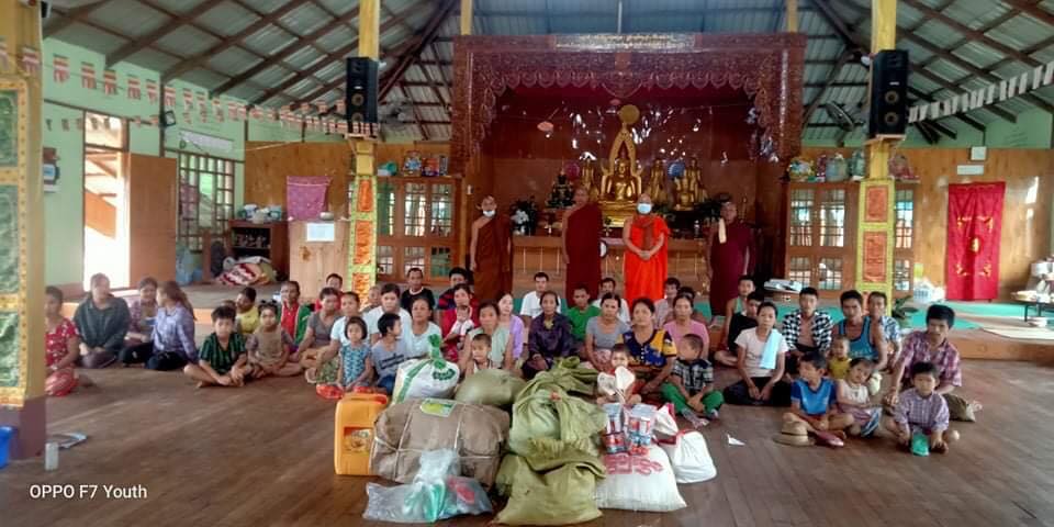ကျောက်မဲမြို့နယ် နောင်သျှင် နှင့် ဟိုင်းကွီရွာတွင် စစ်ဘေးရှောင် ၁၀၀ ကျော် အကူအညီလိုအပ်