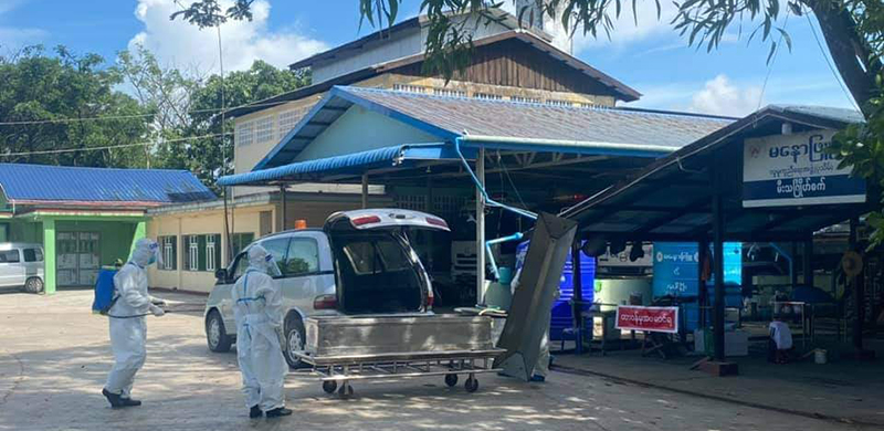 ပုသိမ်မြို့၌ ၁ လအတွင်း ကိုဗစ်ကြောင့်သေဆုံးသူ ၇၈၀ ကျော်ရှိလာ