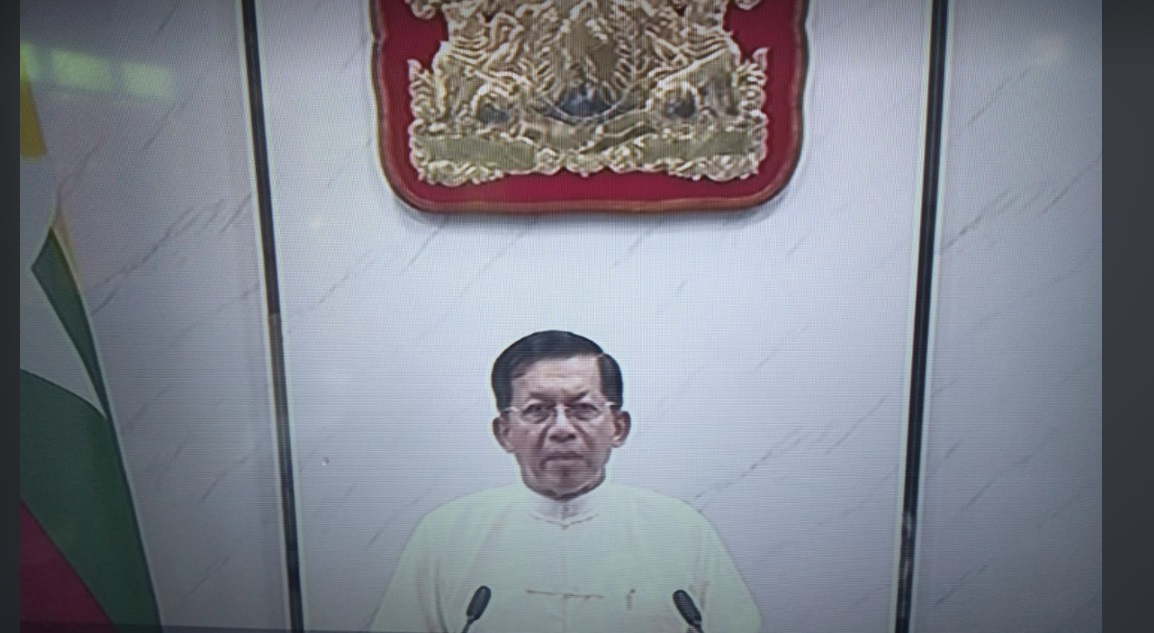 နောက်ထပ် ၂ နှစ် အာဏာဆက်ယူပြီး ရွေးကောက်ပွဲကျင်းပပေးမည်ဟု စစ်ခေါင်းဆောင် ပြော