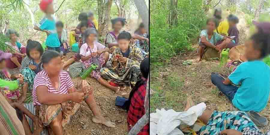 ဝန်ခြုံးကျေးရွာတွင် စစ်တပ်က တပ်စွဲထားသဖြင့် စစ်ရှောင်ပြည်သူများ ရွာမပြန်နိုင်ဘဲ အခက်အခဲ ဖြစ်နေ