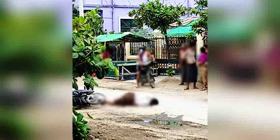ကျောက်ဆည်မြို့ ပြည်လုံးနိုင်ရပ်ကွက်အုပ်ချုပ်ရေးမှူး သေနတ်ဖြင့် ပစ်ခတ်ခံရ