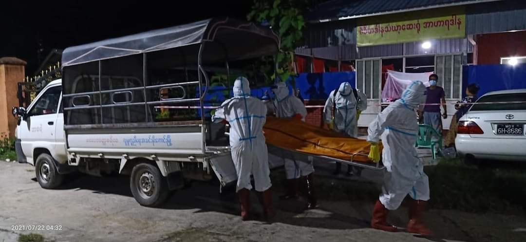 မိုးကောင်းတွင် ကိုဗစ်-၁၉ကူးစက်မှုများလာပြီး အောက်ဆီဂျင်ပြတ်လပ်မှုကြောင့် သေဆုံးမှုများရှိလာ