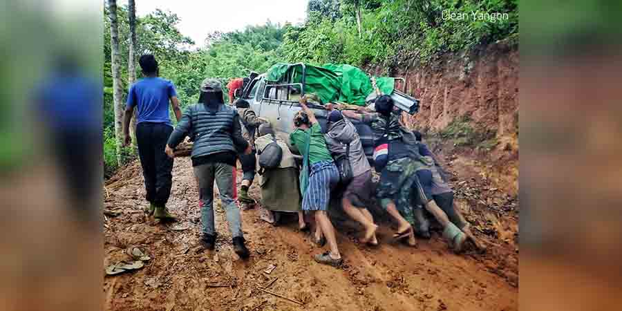 စစ်ဘေးရှောင်မိသားစု ၇၀၀ အတွက် ဆန်၊ ဆီ၊ ဆားအလှူ Clean Yangon မှ တဆင့် ပါဝင်နိုင်