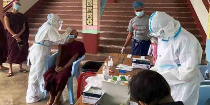 ကိုဗစ်-၁၉ လူနာသစ် ၃၇၀၀ ကျော်တွင် တောင်ကြီးမြို့က၂၀၀ ကျော်ဖြင့် ကူးစက်မှုအများဆုံးဖြစ်
