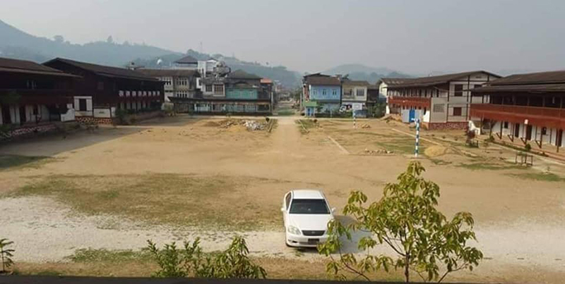 မိုးကုတ် အထက ၃ ကျောင်းထဲဗုံးကွဲ၊ စစ်သား ၃ ဦး ဒဏ်ရာရ