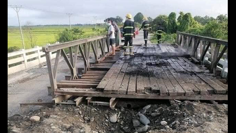 စစ်ကောင်စီတပ်နှင့် ကလေး PDF တိုက်ပွဲဖြစ်၊ မီးသတ်ကား ၁ စီး မိုင်းထိ