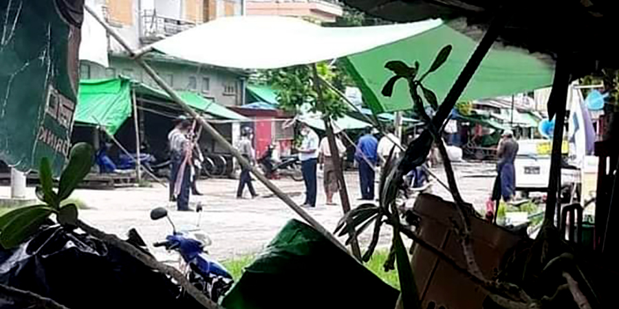 ဘိုကလေးမြို့တွင် ကိုဗစ်စည်းကမ်းမလိုက်နာမှုဖြင့် ၁၀ ဦးထက်မနည်း ဖမ်းဆီးခံရ