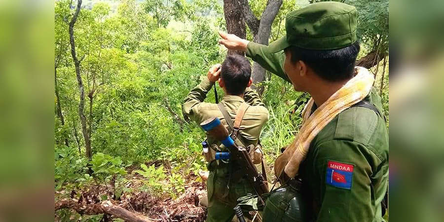 မုံးကိုးဒေသကို ဝင်လာသည့် စစ်ကောင်စီတပ်ကို MNDAA(ကိုးကန့်) တပ်က ကြားဖြတ်တိုက်ခိုက်