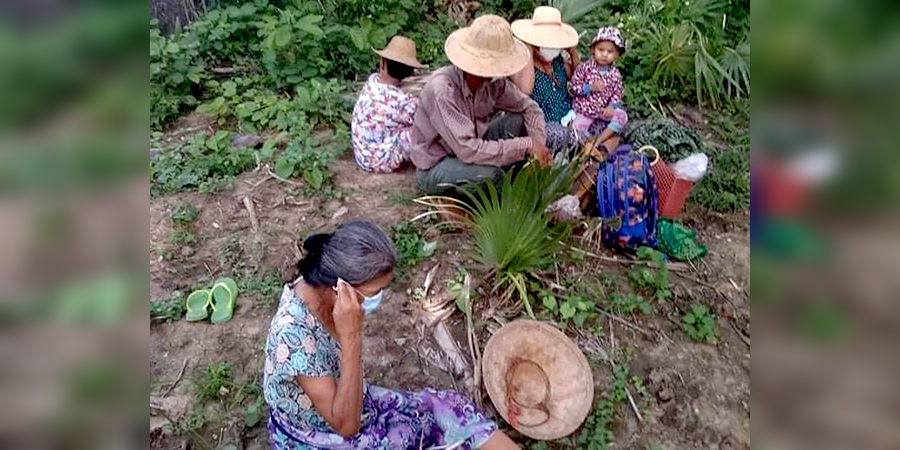 ရွှေဘိုမြို့နယ်က စစ်ရှောင်များ အစားအသောက်နှင့်ကျန်းမာရေး အခက်ကြုံနေ