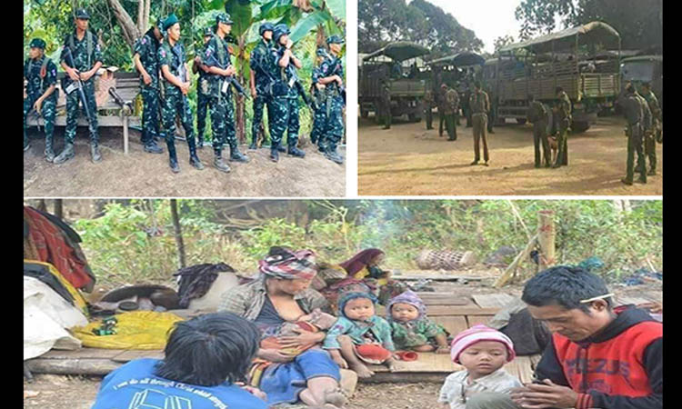 လေကြောင်းတိုက်ခိုက်မှုခံရမည်ကို စိုးရိမ်သဖြင့်  ဖာပွန်ဒေသခံပြည်သူများ တိမ်းရှောင်