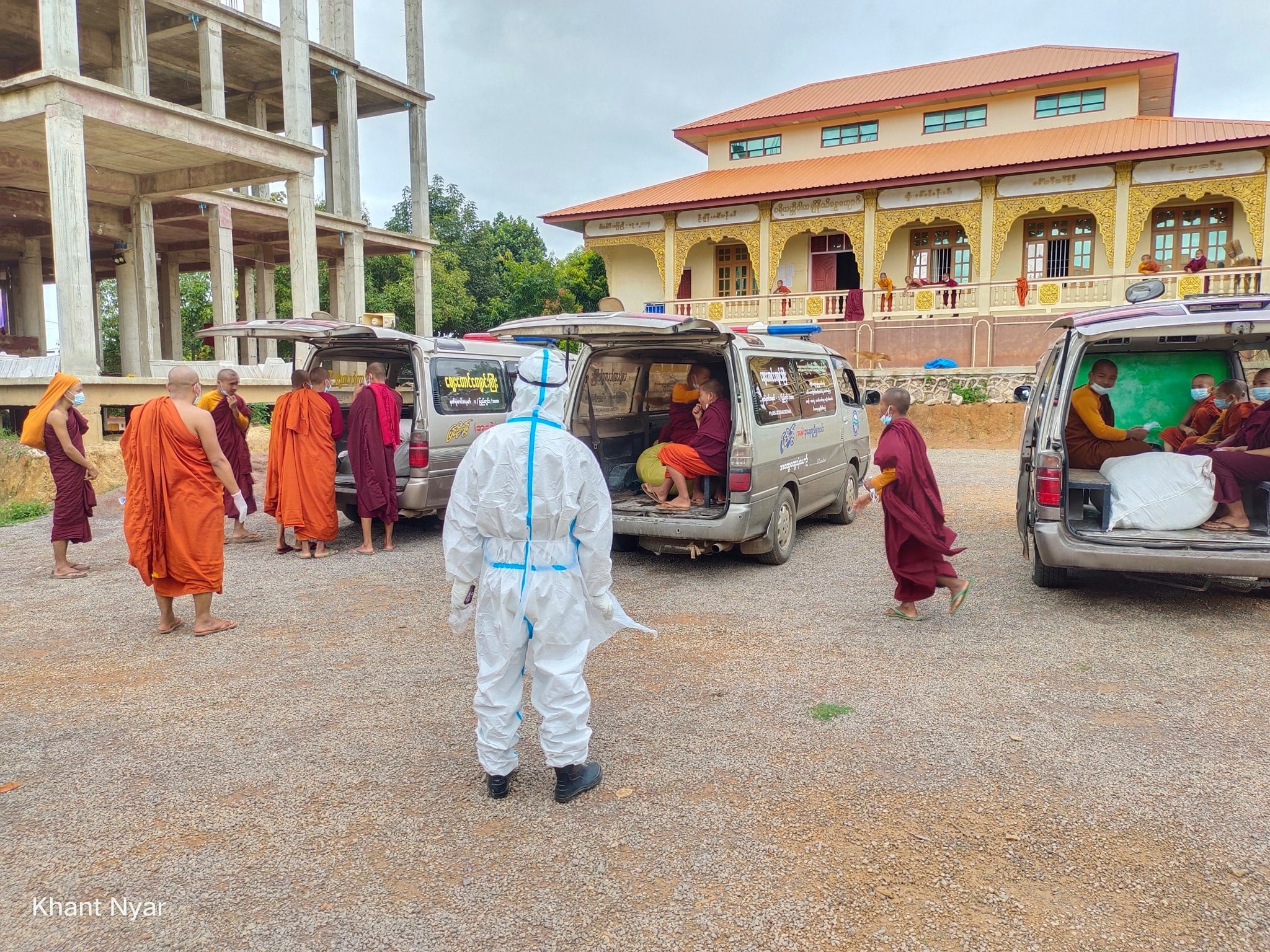 ပြင်ဦးလွင်မြို့ ကျောင်းတိုက်အချို့က သံဃာအပါး ၅၀ နီးပါး ကိုဗစ်-၁၉ ကူးစက်ခံရ