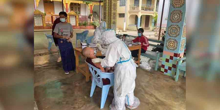 ကိုဗစ်-၁၉ ပိုးတွေ့လူနာသစ် ၂၀၀၀ ကျော်တွင် တောင်ကြီးမြို့က ၃၀၀ ကျော်ဖြင့် အများဆုံး ဖြစ်