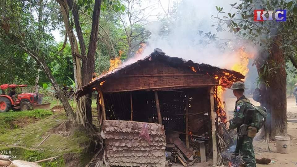 ကြာအင်းဆိပ်ကြီးမြို့နယ်က စစ်ကောင်စီတပ်စခန်းတခုကို KNLA သိမ်းပိုက်